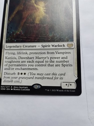 KATILDA, DAWNHART MARTYR mtg NM-M Innistrad: Crimson Vow 1 Rare - Bild 2 von 6