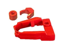 1986 1987 Honda TRX 250R Four Wheeler TRX250 Chain Guide Slider Roller Rub Red