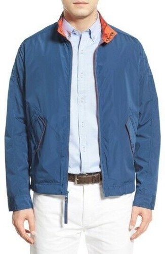 Marc New York Blue 4XLT Windbreaker Performance PFG Jacket Lightweight Resistant