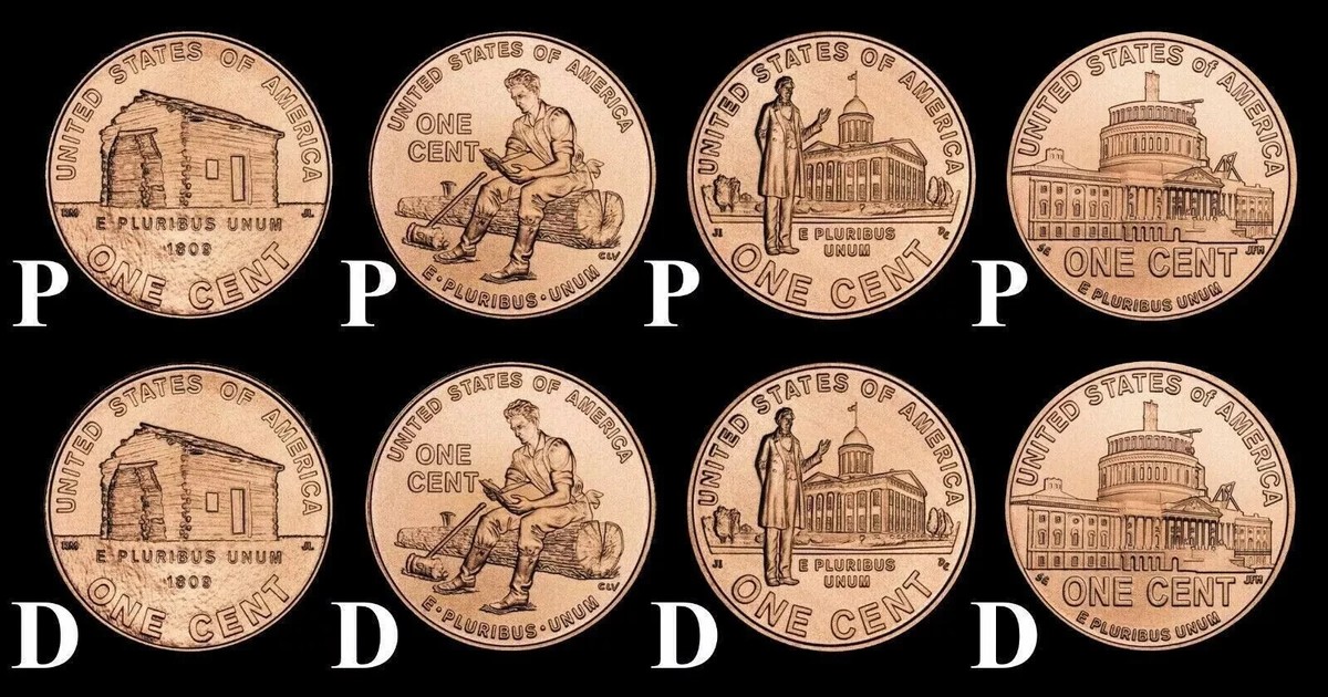 Complete Set Lincoln Bicentennial 2009 Cent Penny P & D From Mint