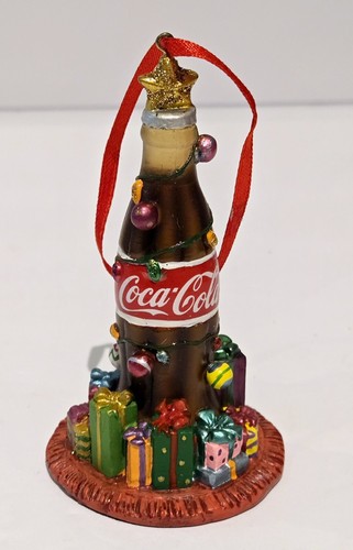 Danbury Mint Coca-Cola Christmas Bottle Ornament Gifts Coke Lights 2011