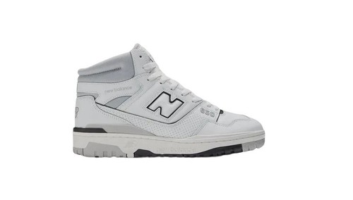 NEW BALANCE 650R SIZE 11 WHITE BLACK GRAY BASKETBALL HIGH TOP SNEAKER BB650WC - Picture 3 of 10