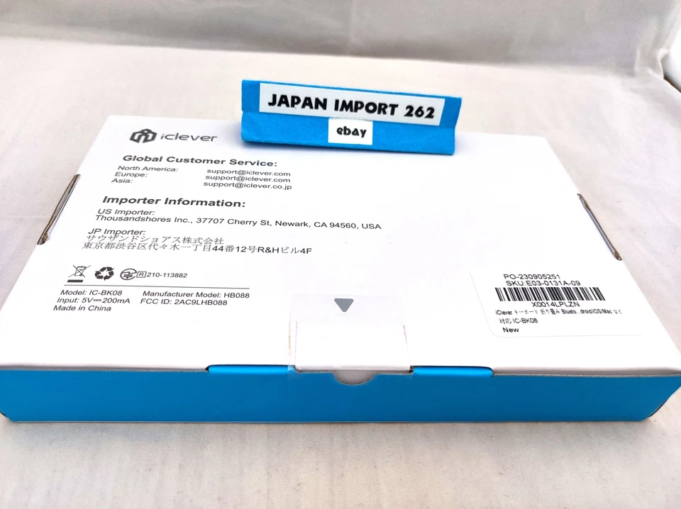 iClever Folding Keyboard IC-BK08 Bluetooth usb Touchpad Gray-Black - Image 3 of 4