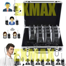EXMAX EX-938 Wireless Microphone Syste for Church Translation 1T10R Storage Case