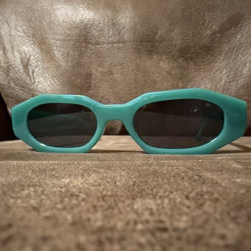 Vintage Y2K Sunglasses Sport Rare Polarized Green Teal - High Quality Recycled - Picture 5 of 5