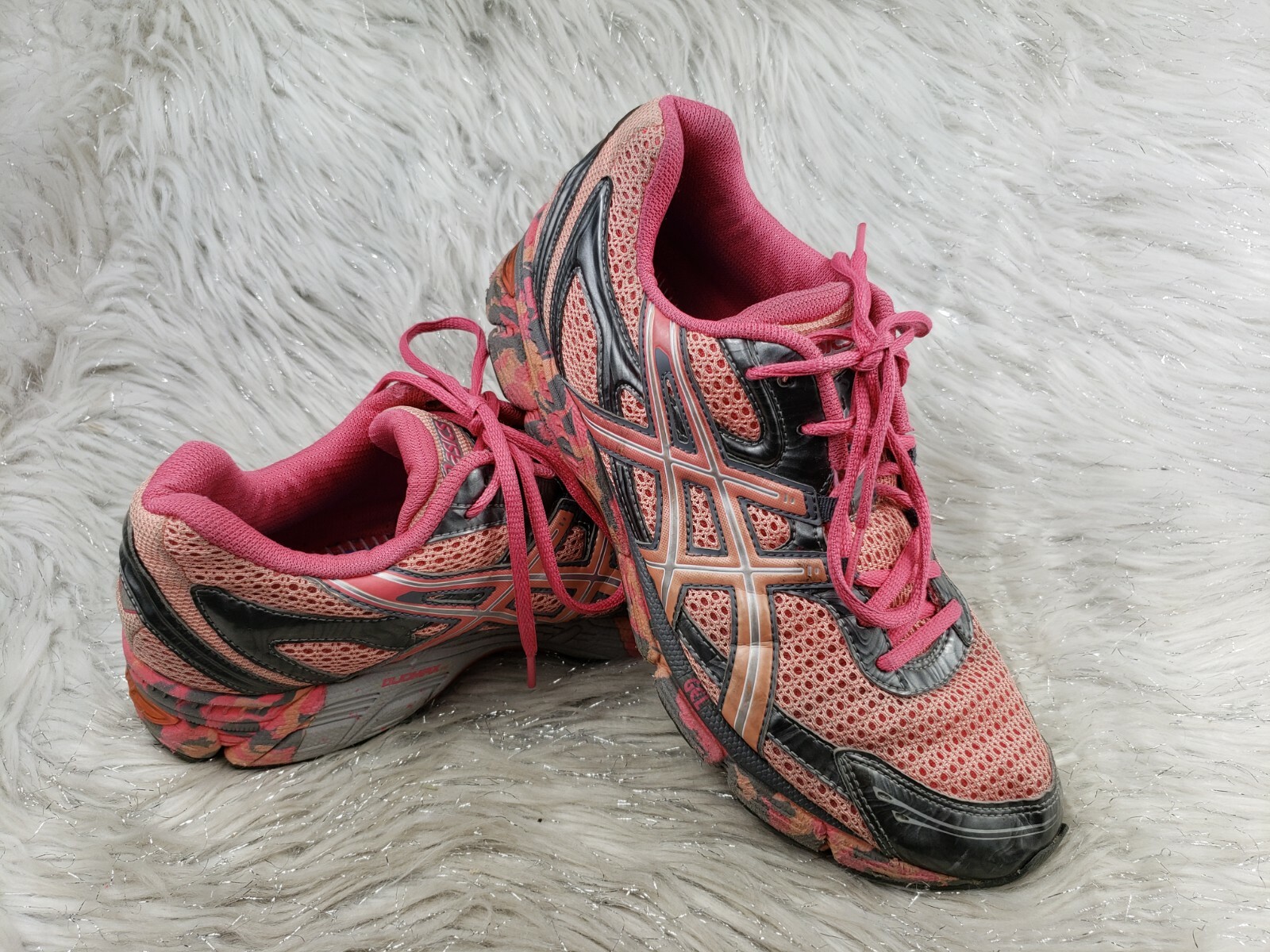 ASICS T27BQ Gel Pink Coral Sneakers Size US 10 EUR 42