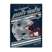 NEW NFL Team Officially Licensed Faded Glory Fleece Throw Blanket 60" X 80" Size