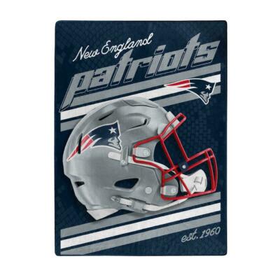 NEW NFL Team Officially Licensed Faded Glory Fleece Throw Blanket 60'' X 80'' Size