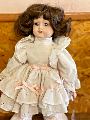 Yeux poupée ancienne bleu 13mm Blue mouth blown eyes for antique doll