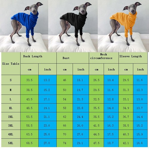Abrigo Chaqueta Cálida Invierno Cuello Alto Mascota Perro Ropa Dos Patas Galgo Whippet - Imagen 2 de 24