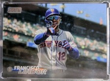 2023 Topps Stadium Club Francisco Lindor #85 1991 Design Variation Mets SP