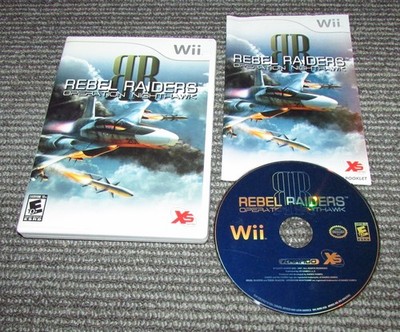 Rebel Raiders: Operation Nighthawk for Nintendo Wii Complete Fast Shipping