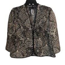 Alex Evenings Small Floral Sheer Tank Blazer Set Mother of the Bride Holiday