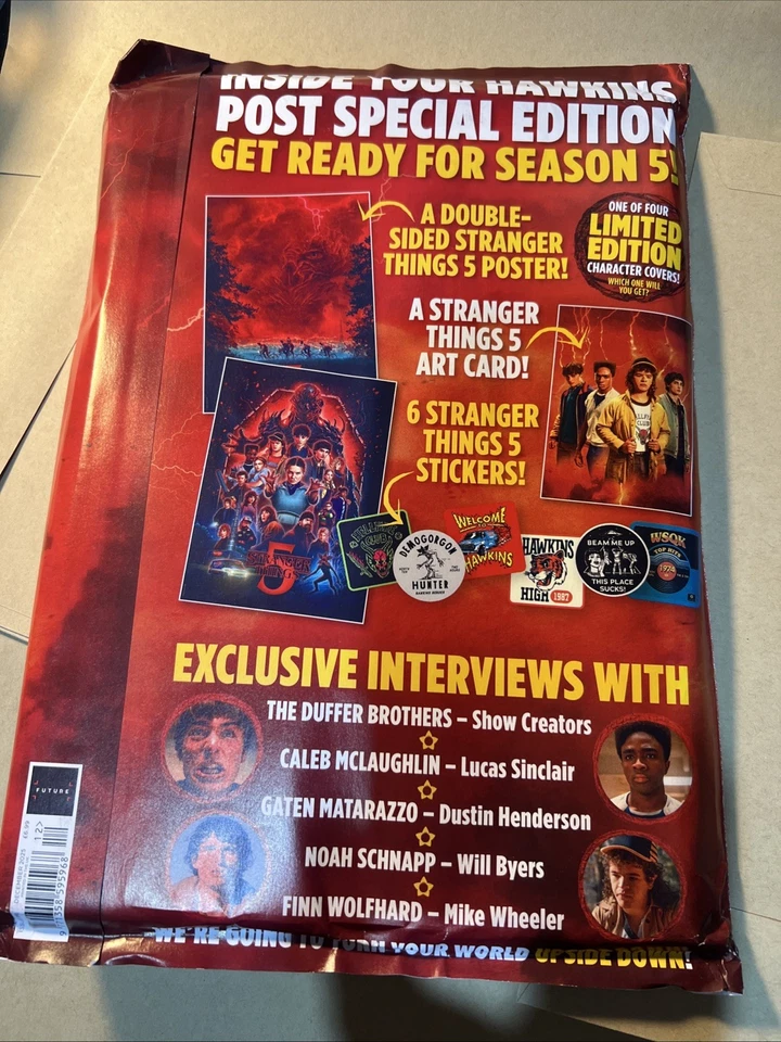 SFX magazine Dec 2025 Stranger Things Exclusive! Ultimate ST5 Collector Pack - Image 2 of 2