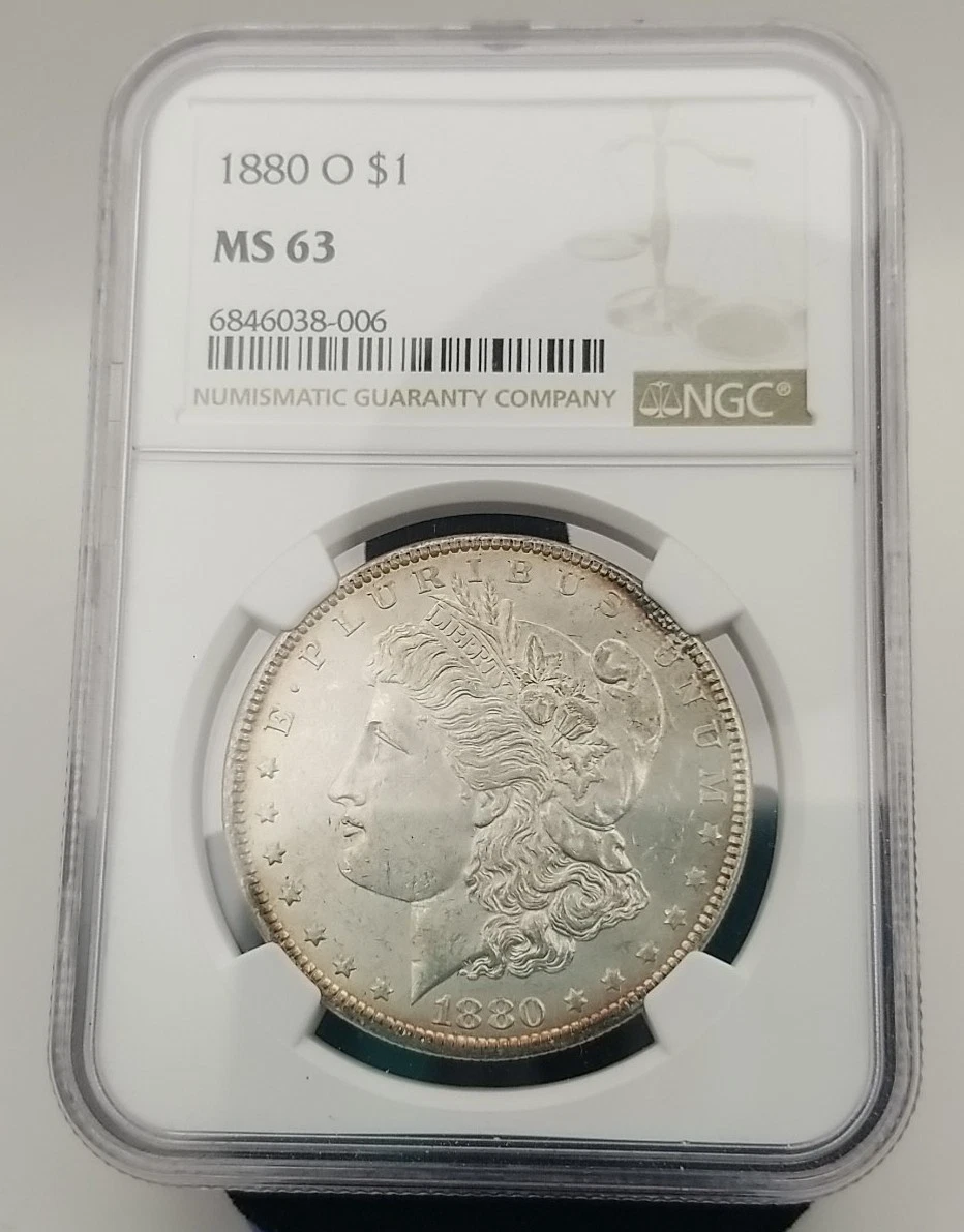 New Orleans Grade MS 63 1880 Year Morgan US Dollars (1878-1921