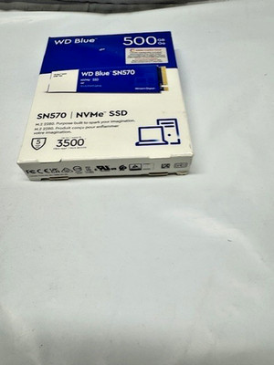WD Blue SN570 500GB NVMe M.2 SSD   WDS500G3B0C*New