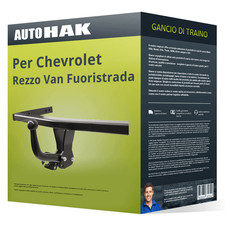 Gancio traino adatto per Chevrolet Rezzo Van Fuoristrada fisso Auto Hak NUOVO