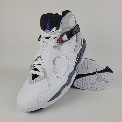 Air Jordan 8 Retro CI1236 104 Zapatos Atléticos Tenis Blanco Talla 9 Mujeres = 7.5 Hombres - Imagen 8 de 11