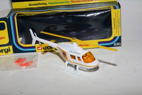 Corgi 930 James Bond 007 Moonraker Drax Jet Ranger, VNM in Original Box - Picture 7 of 8