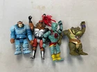 Vintage LJN Thundercats Figure Lot(Mumm-Ra,Slithe,Snowman Hook Mountain,Grune)
