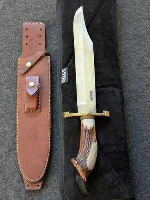 Randall Made Knives Model 12 - 11C Extremely Rare Crown Stag Confederate Bowie!