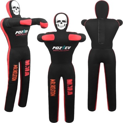 6ft Unfilled Adult Grappling Dummy for MMA, BJJ & Karate Training - Customizable
