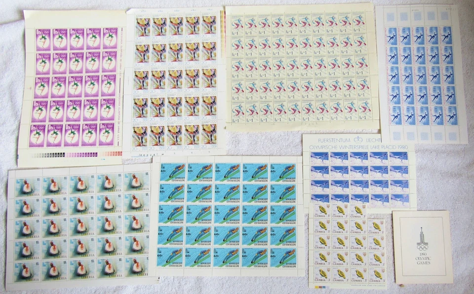 Huge Foreign Stamp Lot Europe Asia Africa Pacific Islands Sheets Booklet Panes - Image 3 of 4
