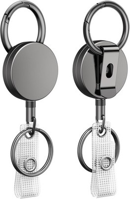 Uniclife 2 Pcs Schlüsselanhänger Ausziehbar Schlüsselband Einziehbarer