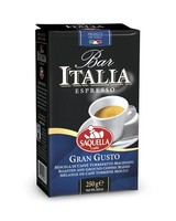 Saquella Gran Gusto 250G Gemahlen 27,96€/Kg - Bar Italia Espresso