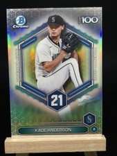 Kade Anderson Topps 2026 Bowman Chrome Top 100 Seattle Mariners BTP-21