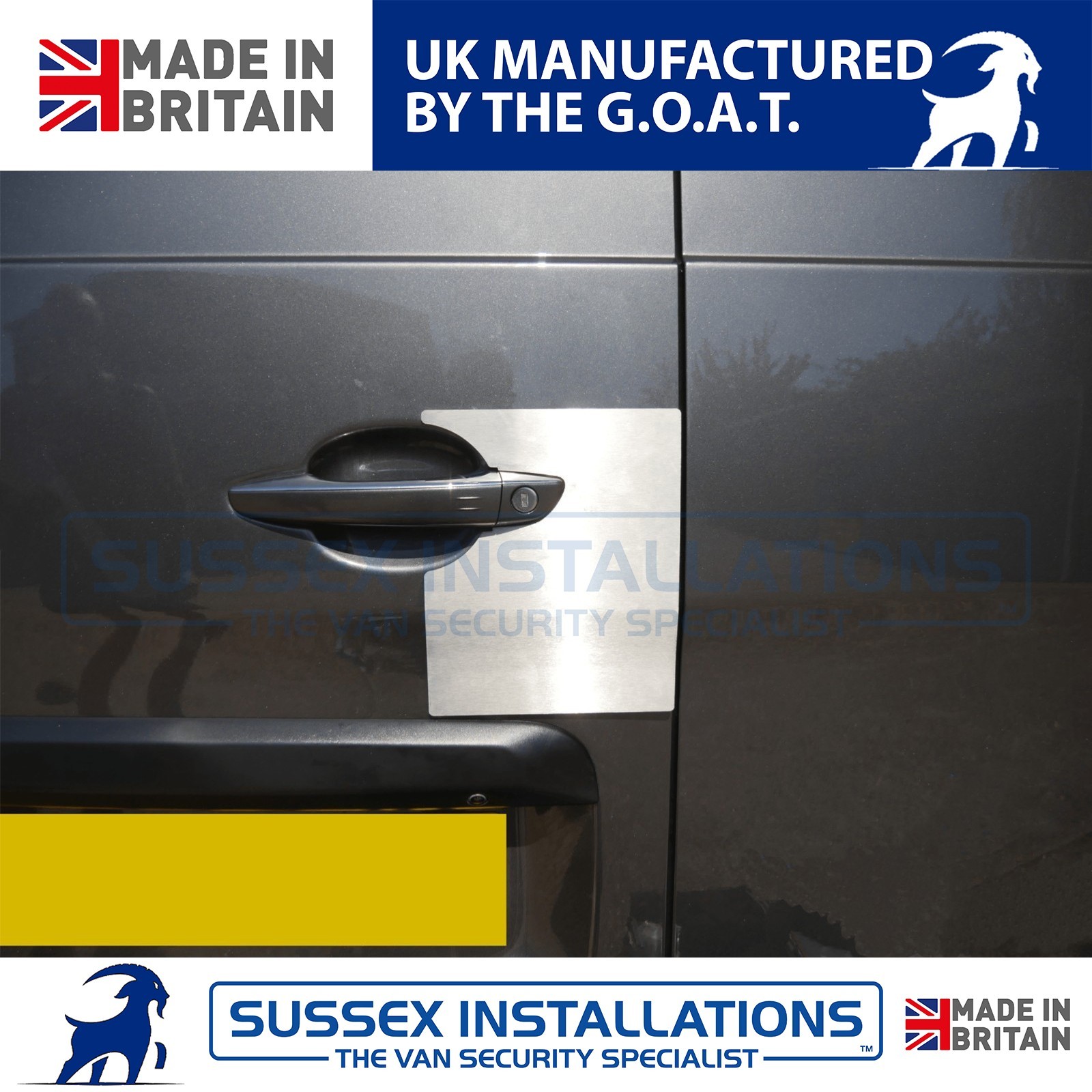 For Vauxhall Vivaro (2019-On) Rear Barn Door - Repair / Protection Shield, Plate