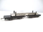 Marx Rail Carrier Cars Pair with Rail Prewar O gauge X8008