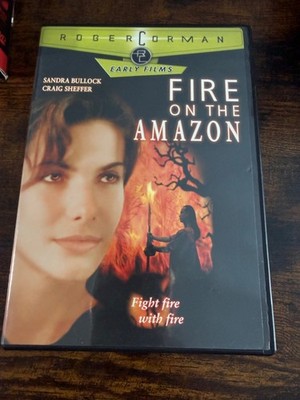 Fire On The Amazon DVD Sandra Bullock Craig Sheffer USED