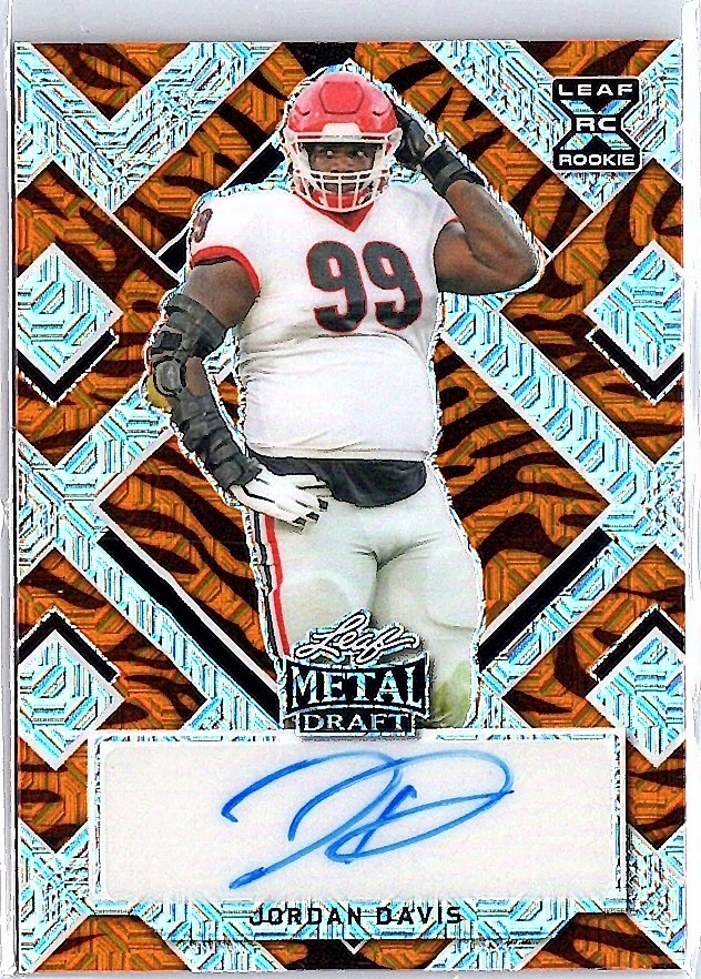 2022 Leaf Metal Draft Jordan Davis #BA-JD3 for sale | eBay