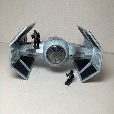 Star Wars Action Fleet Darth Vader TIE Advanced x1 Galoob 1995 Figures Included