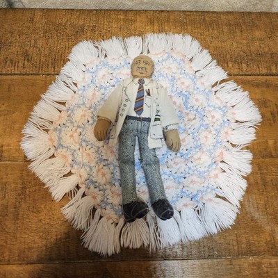 Hallmark 1979 Famous Americans Doll : George Washington Carver 7'' Ag. Scientist.