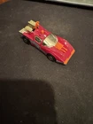 Vintage 1977 Mattel Hot Wheels Science Friction Plum Red Hong Kong Gold Wheels