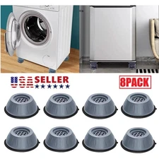 8Pcs Anti-Slip Rubber Feet Pads Mat Base Anti Vibration Washing Machine Support