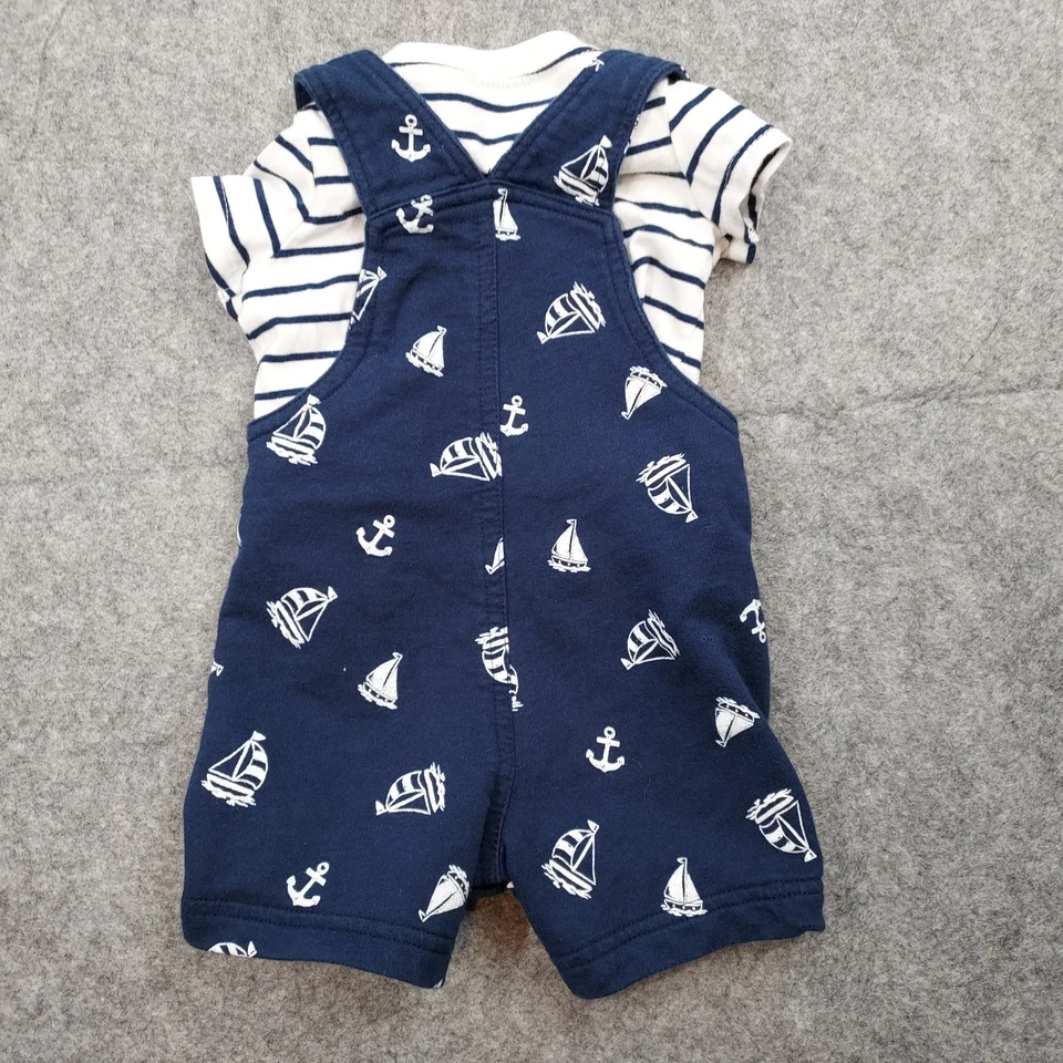 Mono Little Me Traje Niños 3 Meses Náutico Marinero Velero Vacaciones Playa Foto 3 de 4