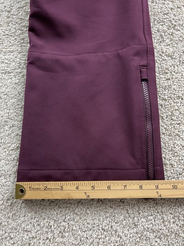 Oakley Ski Pants Womens Small Maroon Red Foxtrot Softshell Pant Adjustable Waist - Picture 15 of 16