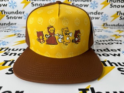 Nintendo Super Mario NYC Power Up Tanooki Adjustable Hat Cap NWT