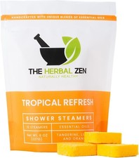 Tropical Refresh Shower Steamers Aromatherapy with 10 Count Pack of 1 
