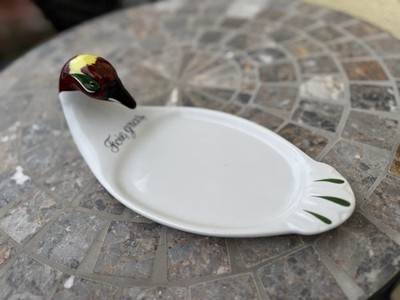 Servierplatte für Foi Gras Aus Keramik, Revol la Porcelaine