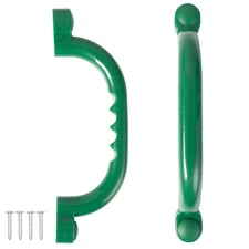 Playground Safety Handles-Outdoor Green Grab Handle Bars, Tree House