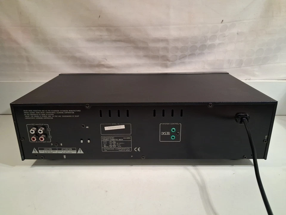 Kenwood KX 3060 Tapedeck SAMMLER Kassettendeck in Schwarz÷Kassette In OVP Sony - Bild 3 von 4