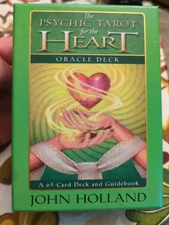 The Psychic Tarot For The Heart Oracle 65 Card and Guidebook John Holland.