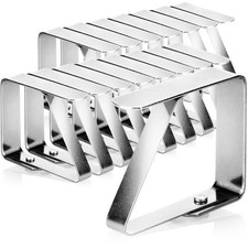 16x Tischtuchklammern aus Edelstahl 304, bis 3 cm Stärke - Outdoor Tuchhalter