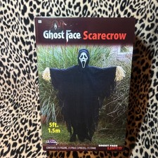 5 Ft GhostFace Scream Scarecrow Halloween Outdoor Decoration Haunted House Prop