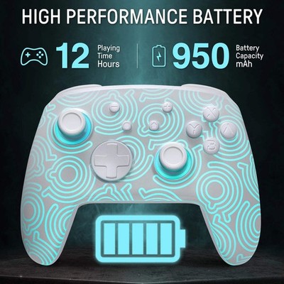 FUNLAB With luminous patterns Pro Controller Compatible Nintendo Switch 2/OLED/l