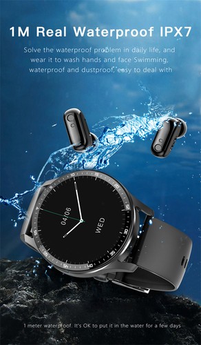 2023 Smart Watch 2 in 1 TWS Earbuds Wireless Bluetooth 5.0 Earphones SmartWatchO - Picture 23 of 25